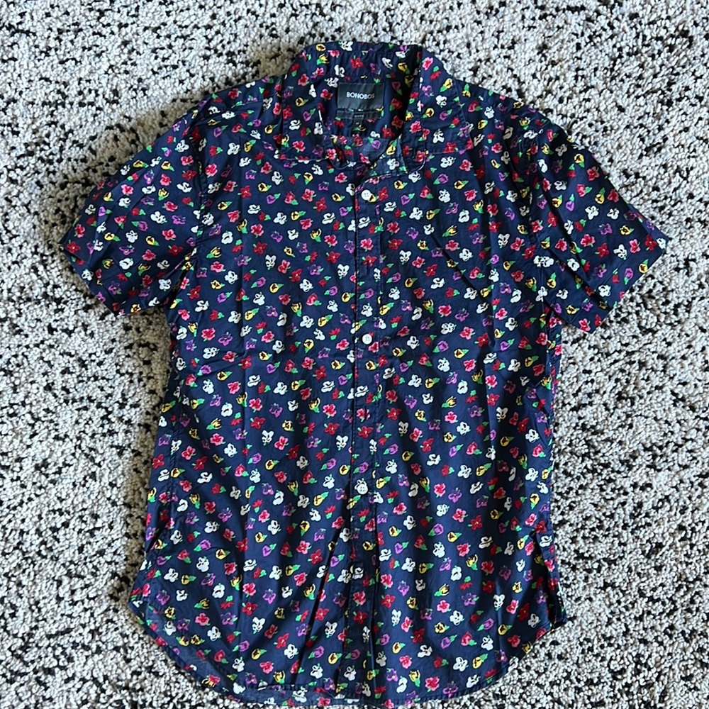 Bonobos shirt sleeve button up shirt